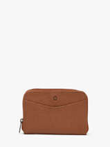 Portemonnee Leder Etrier Bruin madras EMAD900